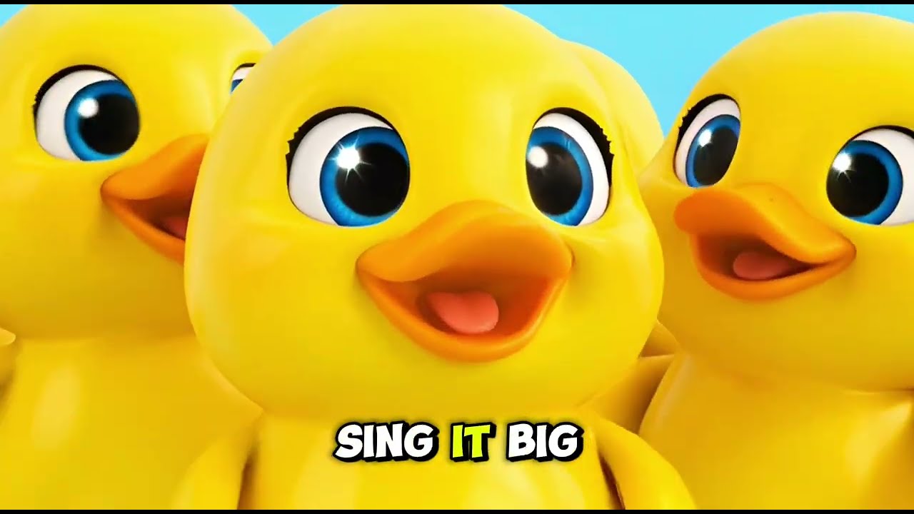 Five Little Ducks Song | Learn to Count 1-5 | Fun Toddler Nursery Rhyme 