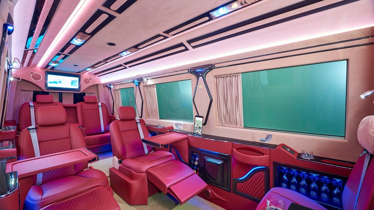 Mercedes Benz Sprinter VIP Design Conference Lounge Armoured by KLASSEN