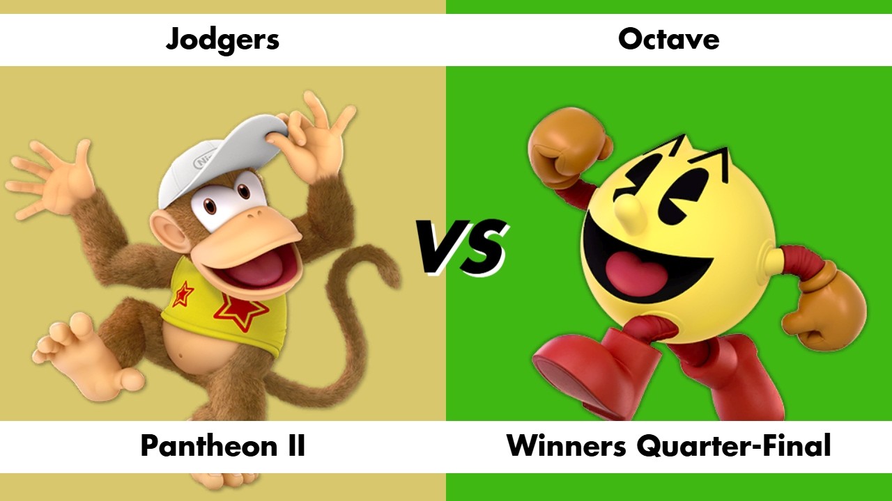 Jodgers (Diddy Kong) vs Octave (PAC-MAN) - Pantheon II Winners Quarter-Final