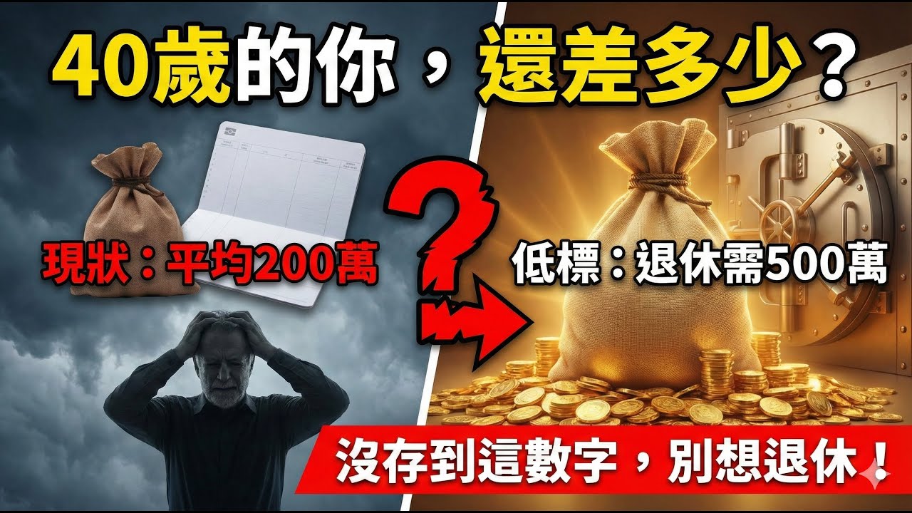 45歲還在窮忙？你還來得及的退休指南