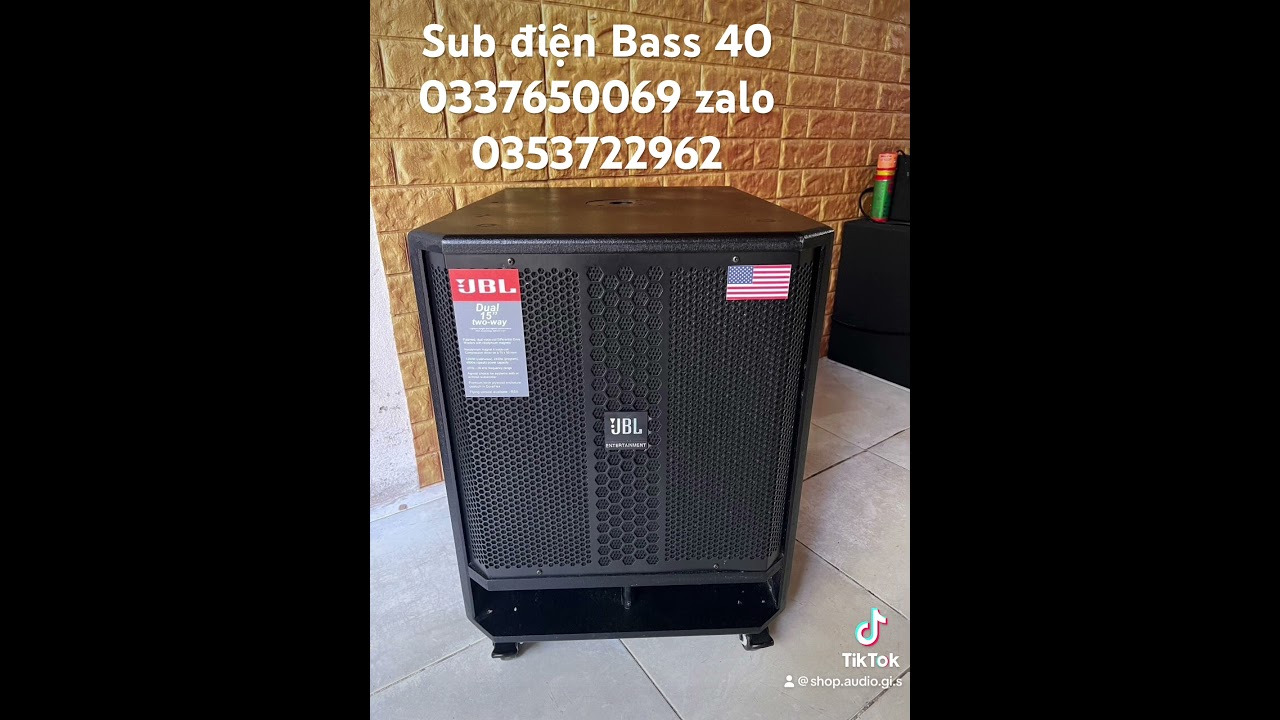 Loa sub điện JBL bass 40 &acirc;m thanh uy lực hay lh 0337650069 zalo hoặc 0353722962