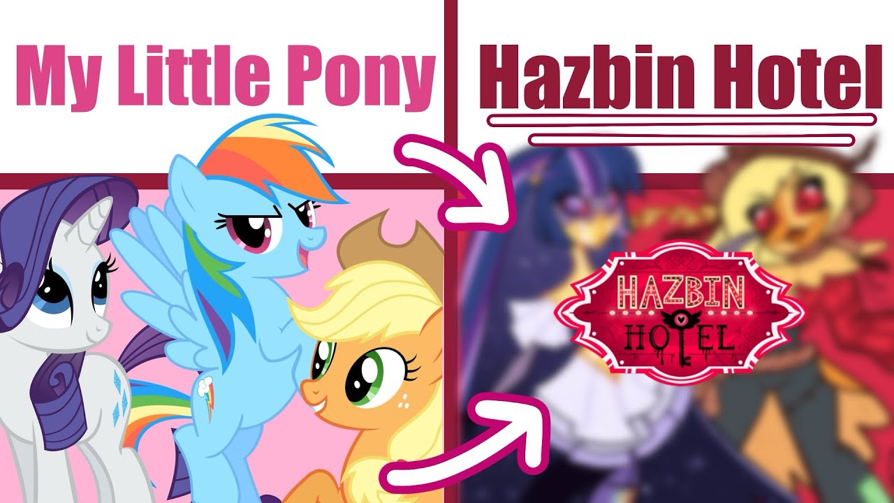 MLP Mane 6 как Hazbin Hotel OVERLORDS