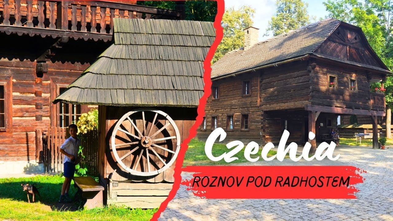 Roznov pod Radhostem in Moravia, Czechia: Wallachian Open Air Museum