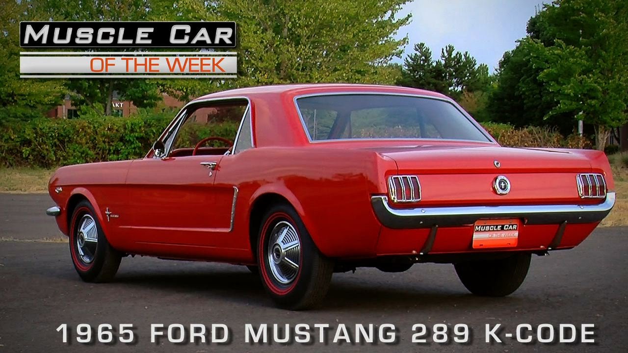 1965 Ford Mustang 289 K Code Muscle Car of the Week Video Episode #114