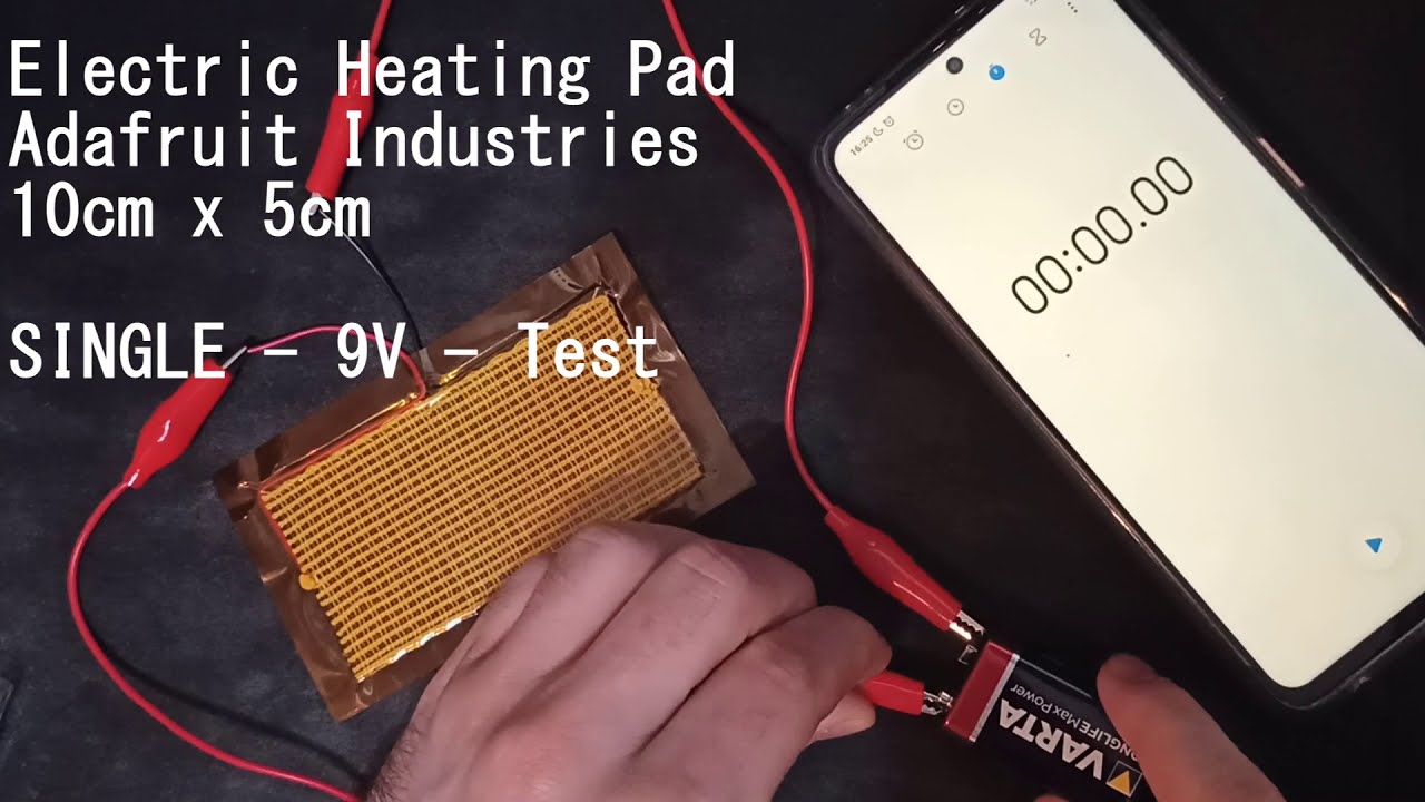 Adafruit Industries - Electric Heating Pad - 10cm x 5cm - Test