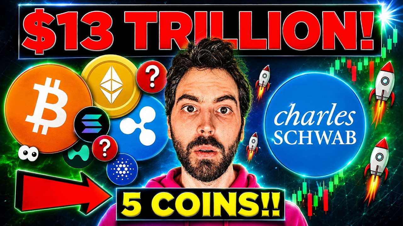 $13 TRILLION INSTITUTION GOES ALL IN on 5 CRYPTO COINS