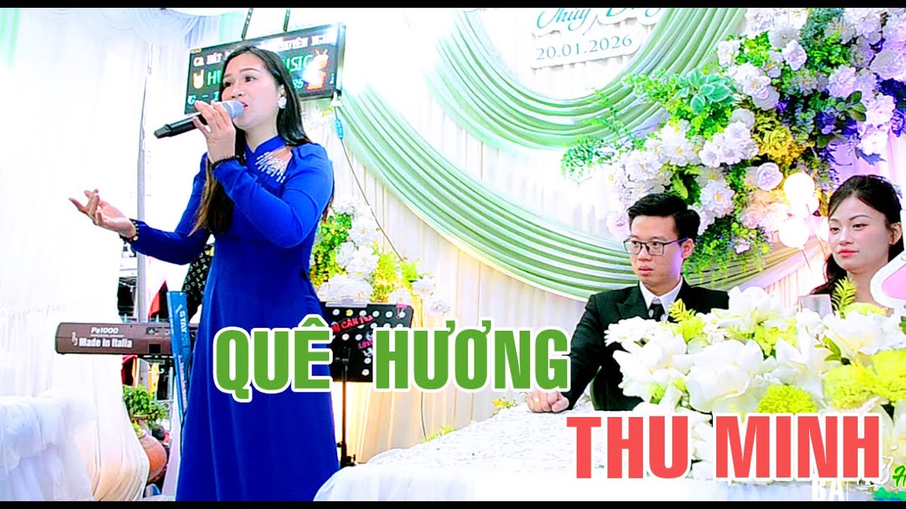 QUÊ HƯƠNG - LIVE THU MINH  -  Official Band Huy Cận Pro