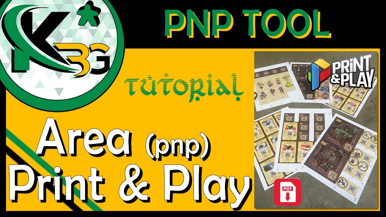 Como Crear PDF con Pnp Tool📐 | 🔎Tutorial | ✂ Area Print and Play ✂