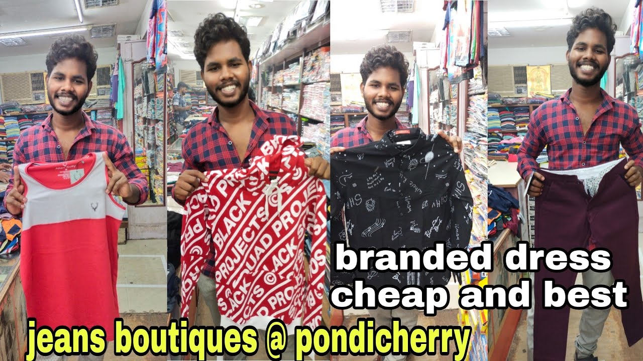 Pondicherry jeans boutiques dress shop /branded dress shop in pondicherry //pyvlogs