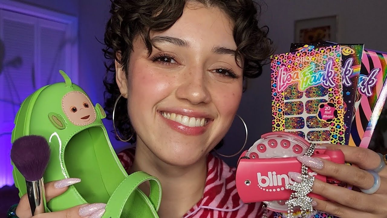 ASMR Friend Gives You a Full Y2K Inspired Makeover 💎 (tapping, layered sounds, personal attention)
