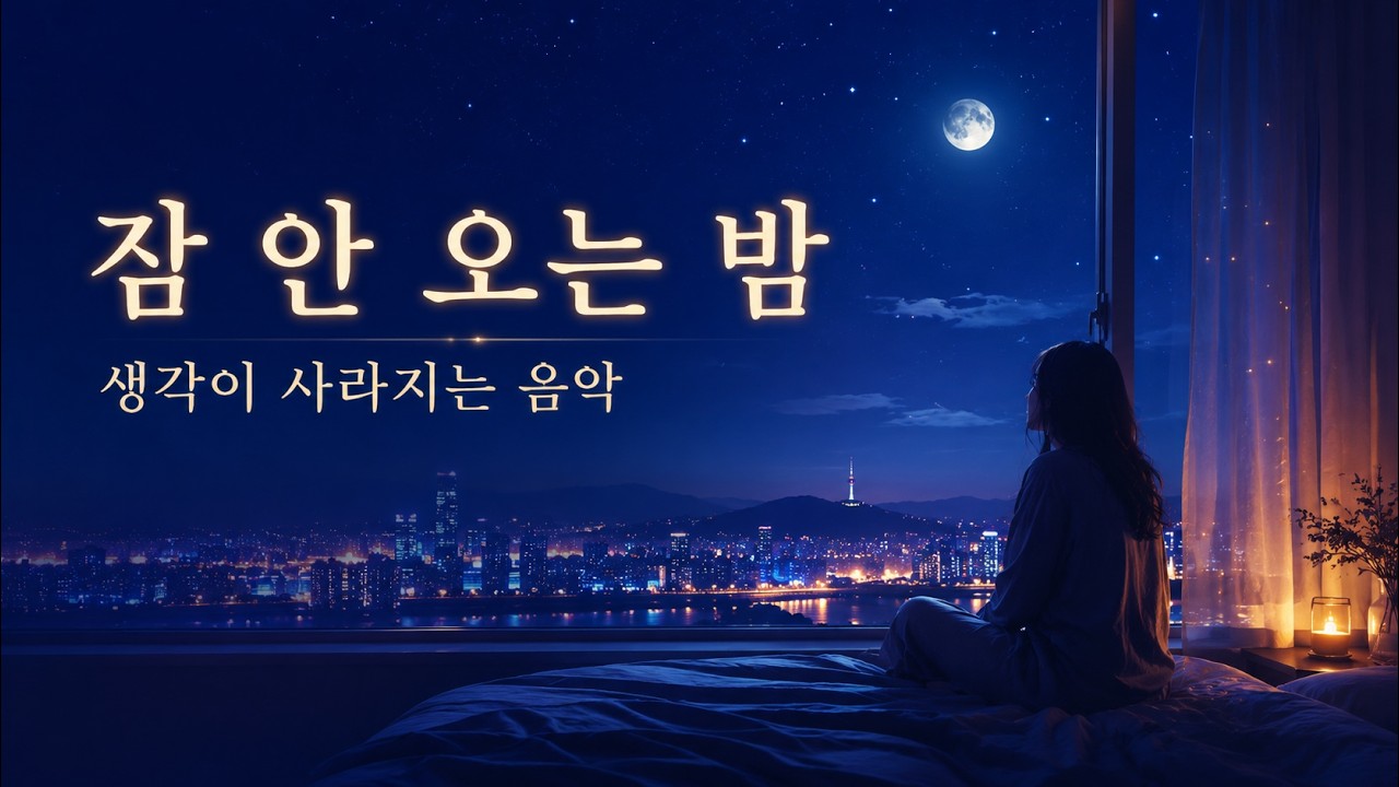 #01🌙 잠 안 오는 밤, 복잡한 생각이 싹 사라지는 음악 | 도시의 밤, 새벽 감성 재즈 (Sleep & Relaxing Jazz)