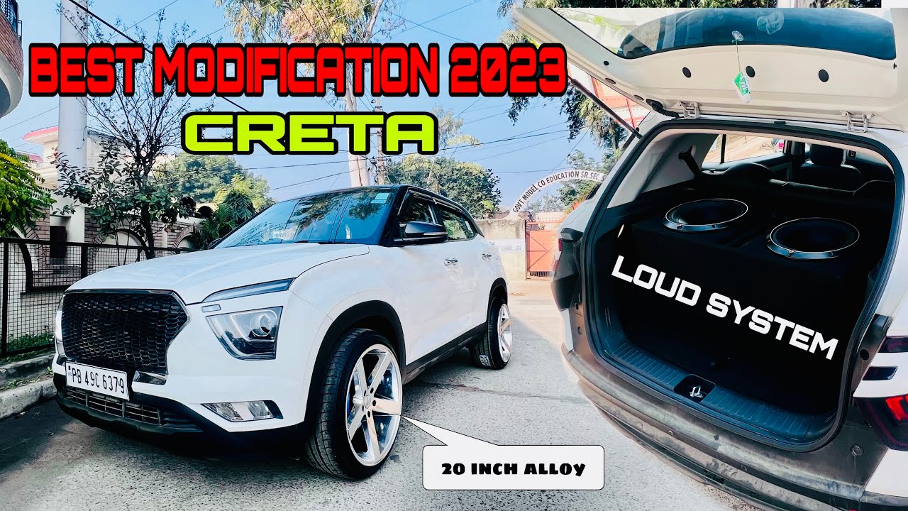 Modified Creta || special edition Creta 2023|| 20 inch alloy wheels || loudest sound system