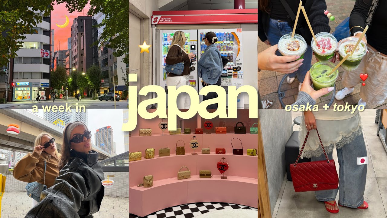 неделя в Японии 🍣🍡🌸🍜🇯🇵 осака + токио