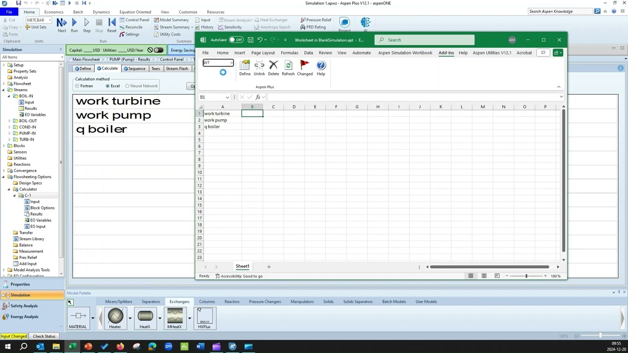 Part 3: How to Add and Use the Calculator in Aspen Plus
