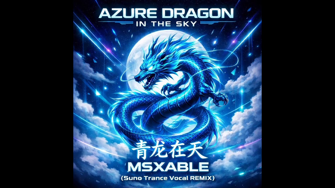 Msx able azur dragon ín the sky (suno ai trance vocal rmx)