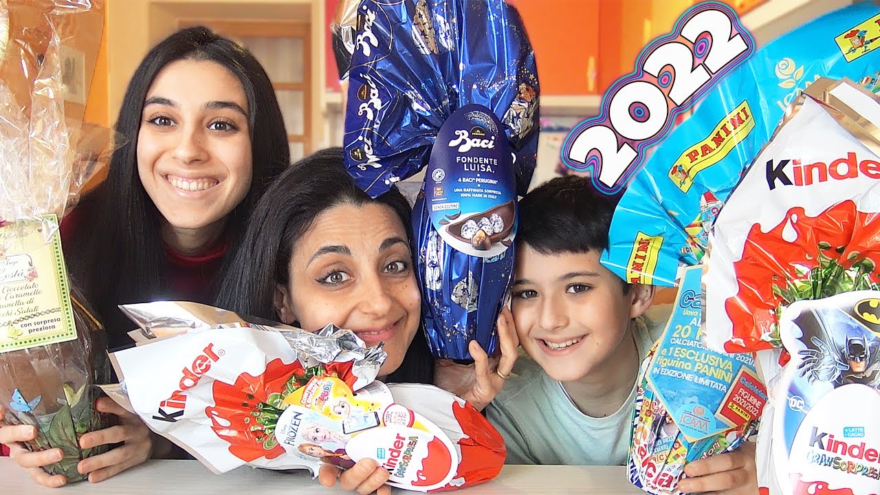 APRIAMO TUTTE LE NOSTRE UOVA DI PASQUA 2022 CON MAMMA!!