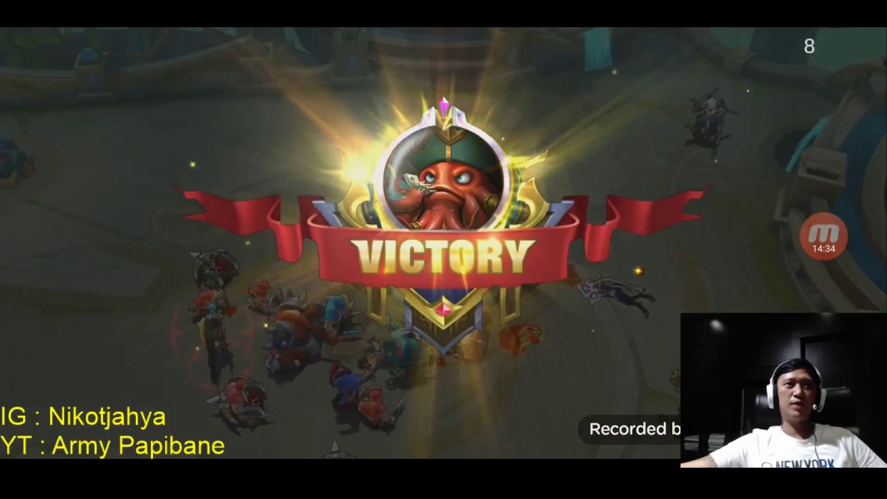 Tutorial Bane mobile legend by top global 1 Army Papibane Part 1 auto MANIAC BOZZQ