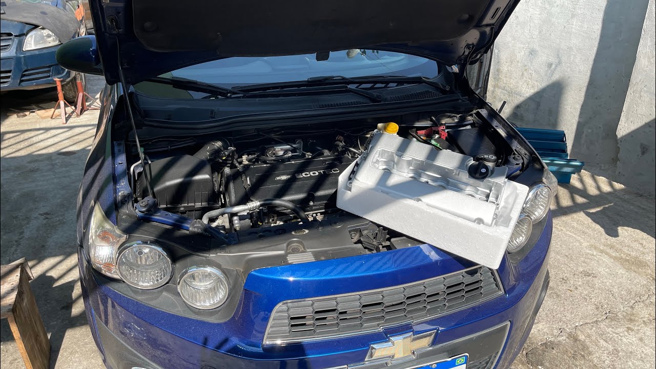 Troca da tampa de válvulas em alumínio no Chevrolet Sonic traker e cruze aprovado