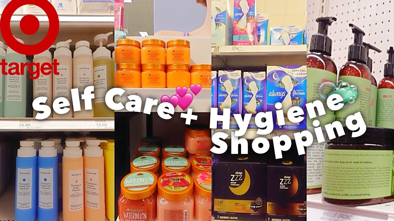 TARGET HYGIENE SHOPPING |  NEW NATURIUM BODY WASH! SELF CARE + FEMININE HYGIENE