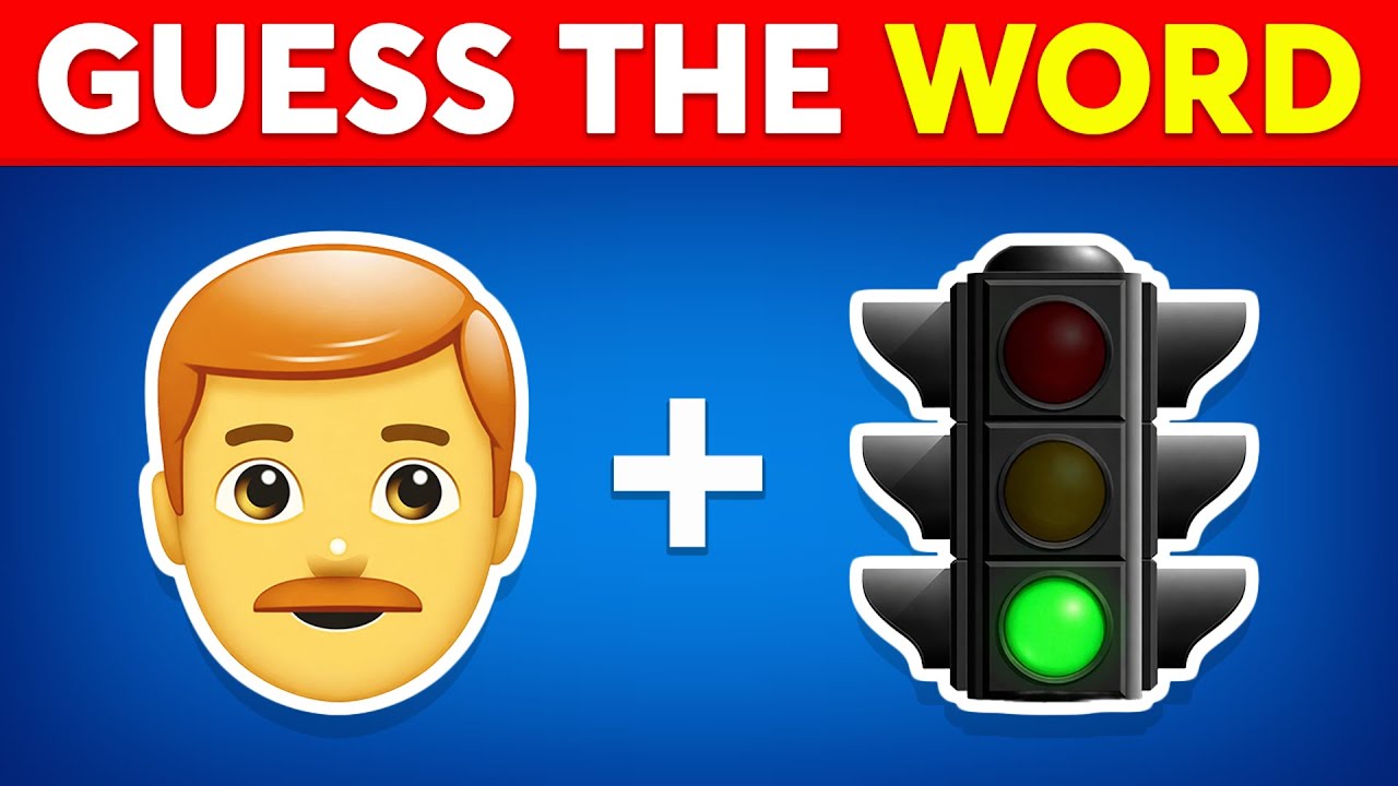 Guess the WORD by Emojis | Best Word by Emoji Quiz