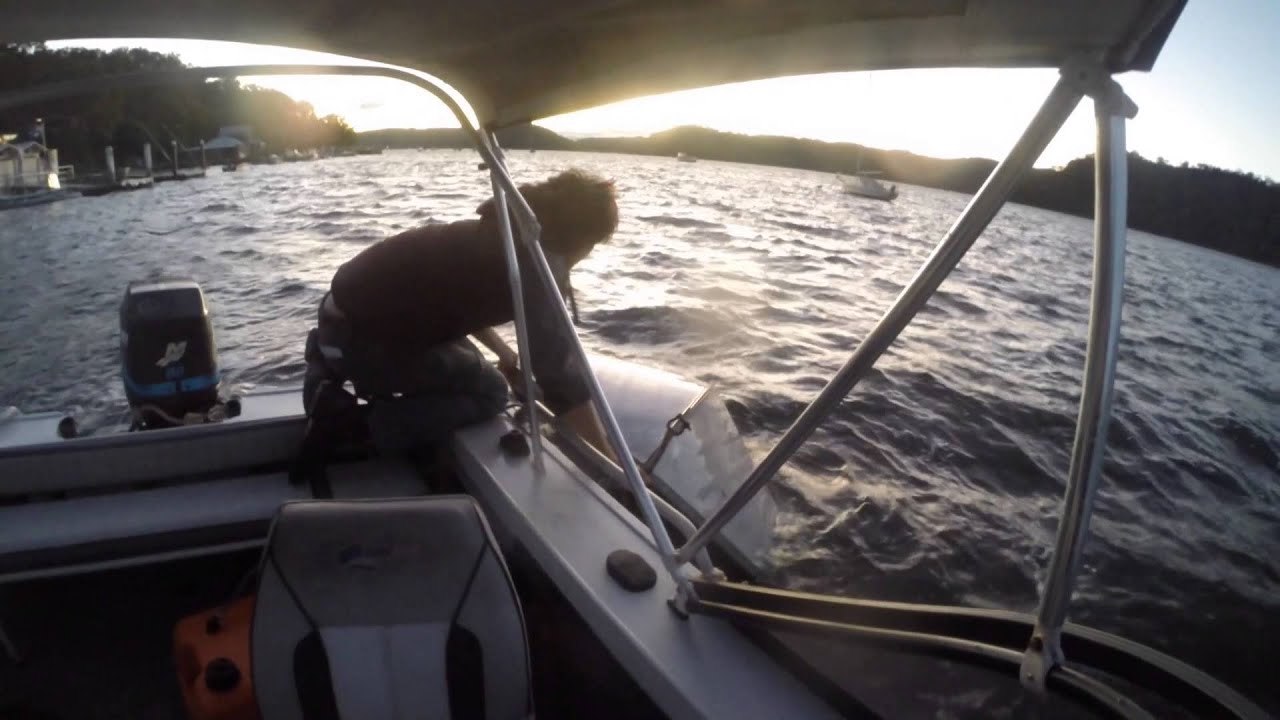 Raising a sunk boat