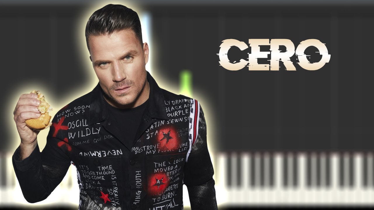 Dani Martin - Cero | Instrumental Piano Tutorial / Partitura / Karaoke / MIDI