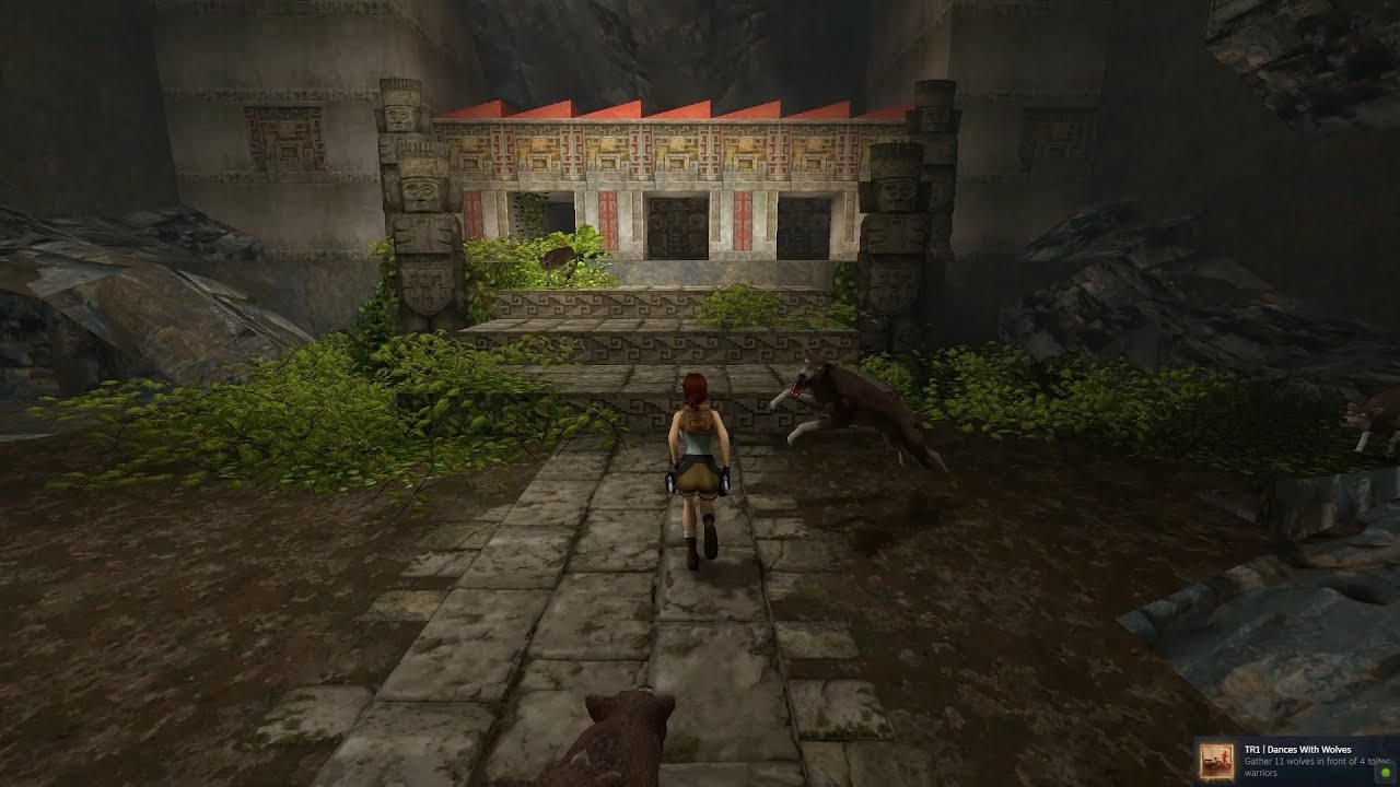 Tomb Raider 1 Remastered - Dances with Wolves Achievement/Trophy