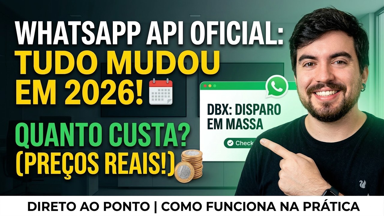 Como Funciona a API Oficial do WhatsApp (com PRE&Ccedil;OS)