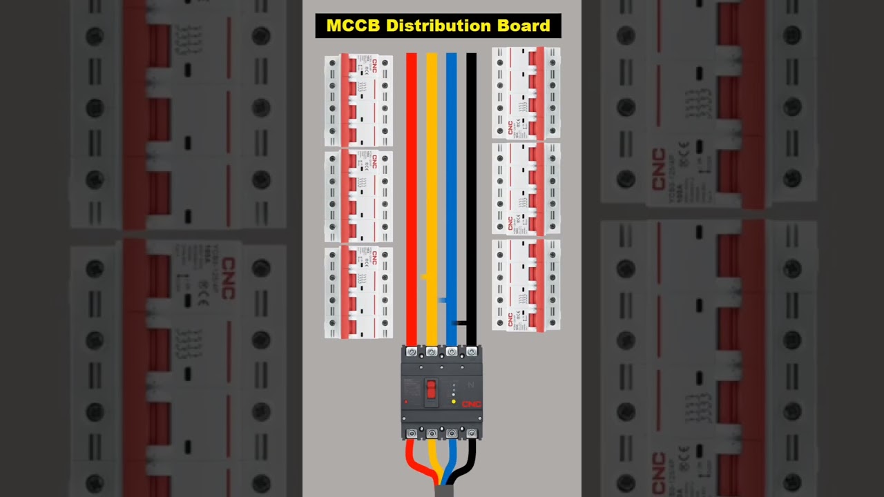 3 Phase Distribution Board Connection(MCCB Distribution Board)
