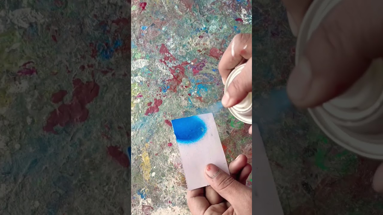 Spray paint HT.blue Colour