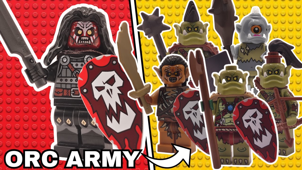 I Built a CUSTOM LEGO ORC ARMY!