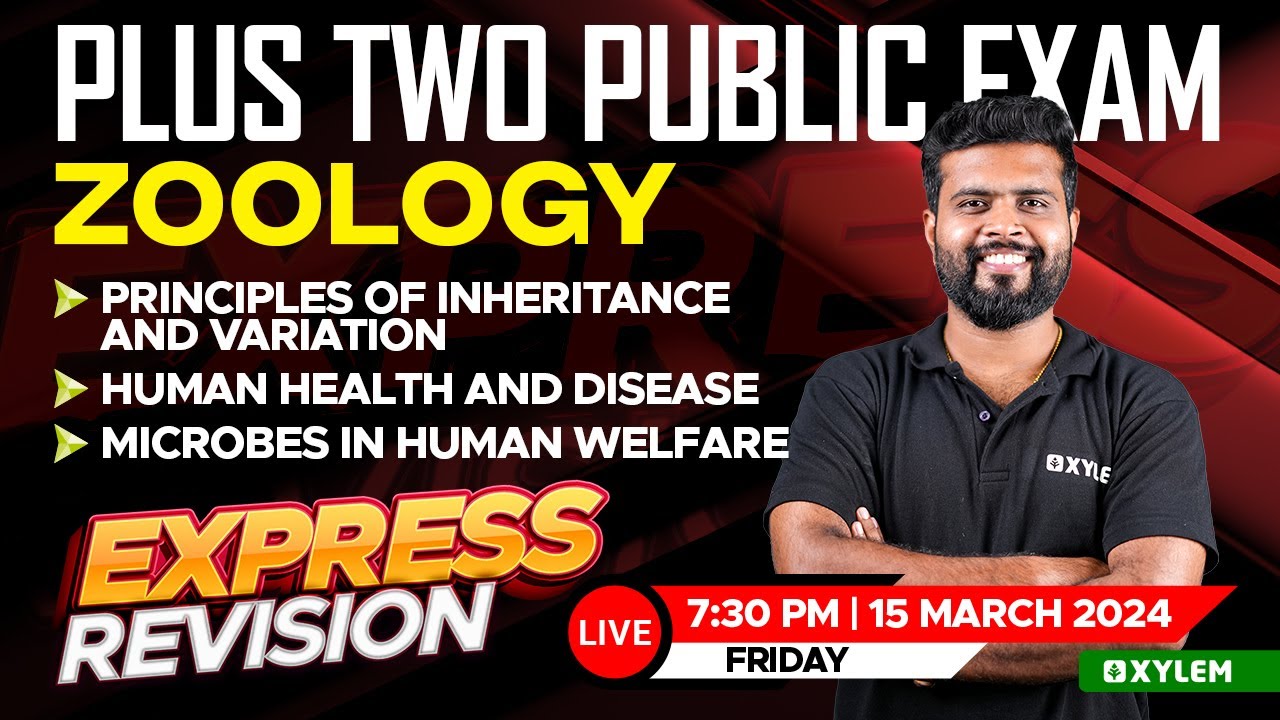 Plus Two Zoology - Public Exam - Express Revision | Xylem Plus Two