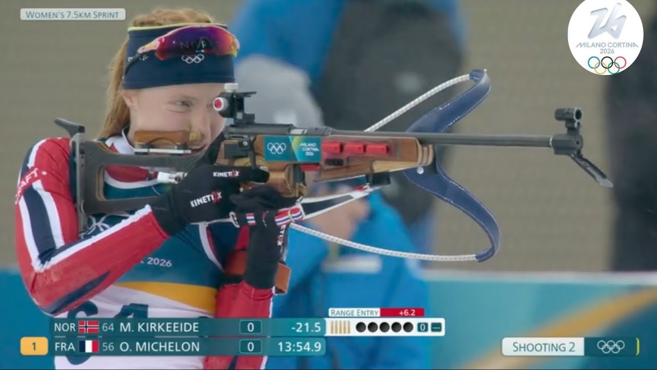 Women's 7.5Km Sprint, Shooting | Winter Olympics 2026  | Milano Cortina Winter Olympics 2026