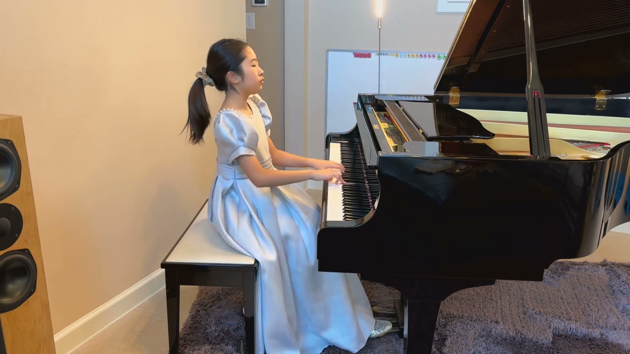 Evelyn Playing Kabalevsky Sonatina in C Major Mvt.1