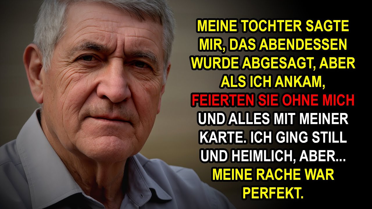 „‚Abendessen abgesagt‘, sagte meine Tochter – doch als ich kam, feierten sie ohne mich!“