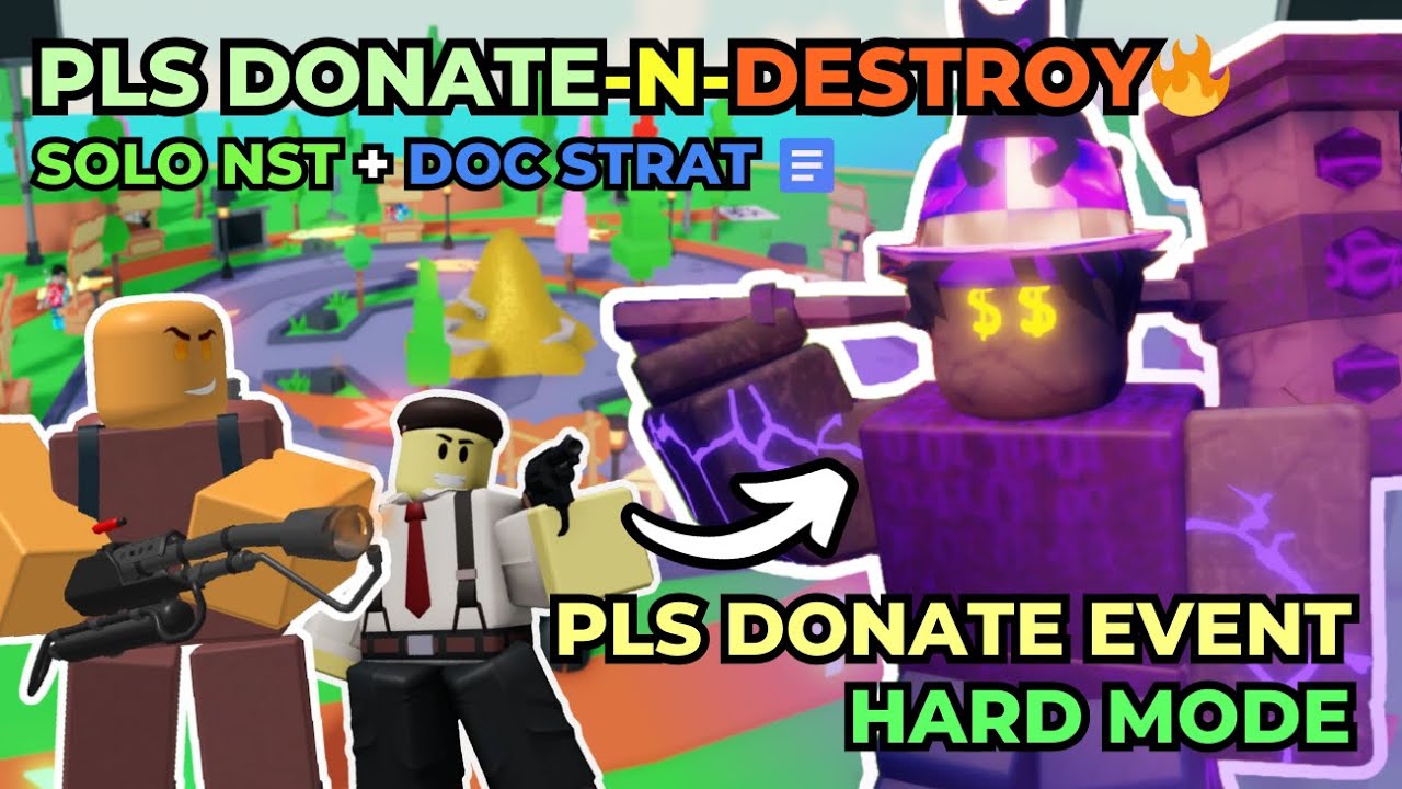 💸 Pls Donate-n-Destroy 🔥|| PLS DONATE SOLO NST HARD MODE STRATEGY || Roblox Tower Defense Simulator