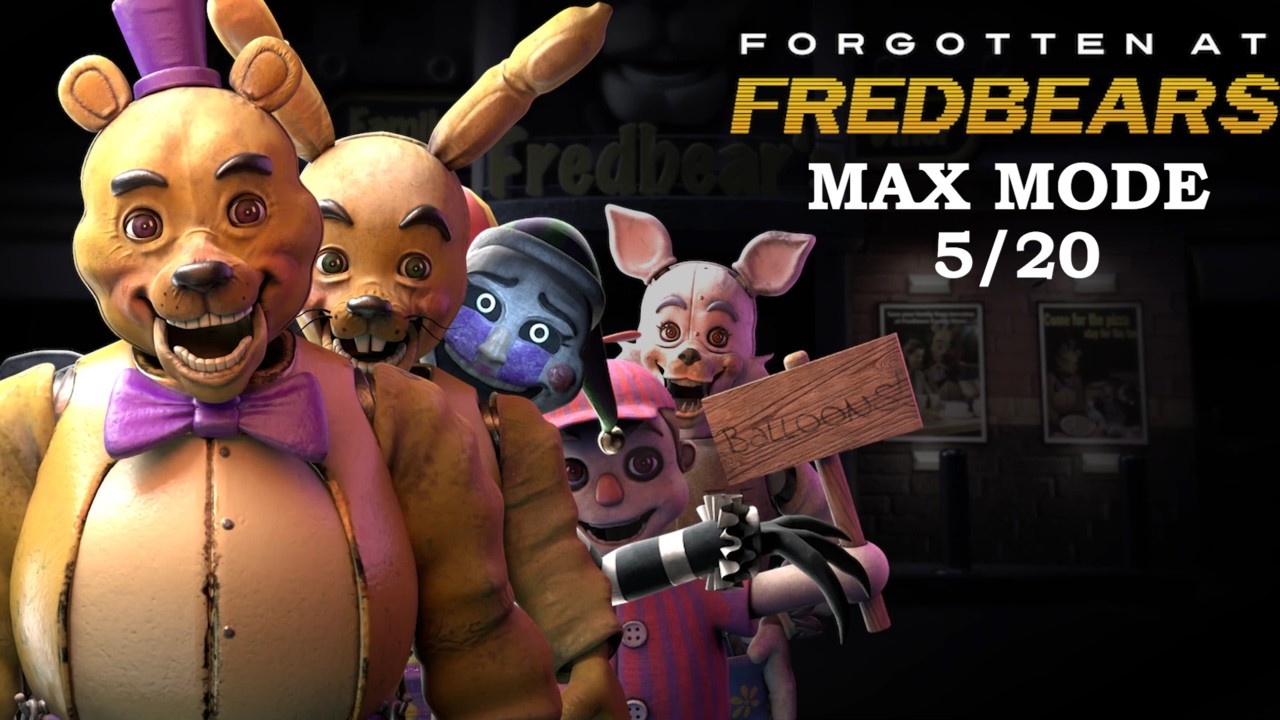 5/20 MODE COMPLETE! | Forgotten at Fredbears