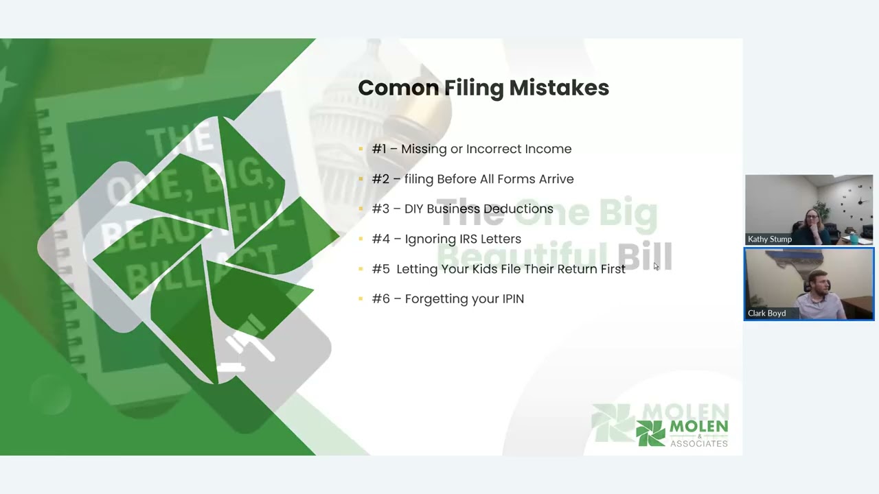 Tax Season Preparedness: How to Stay Organized, Avoid Mistakes & Understand 2025 Tax Changes