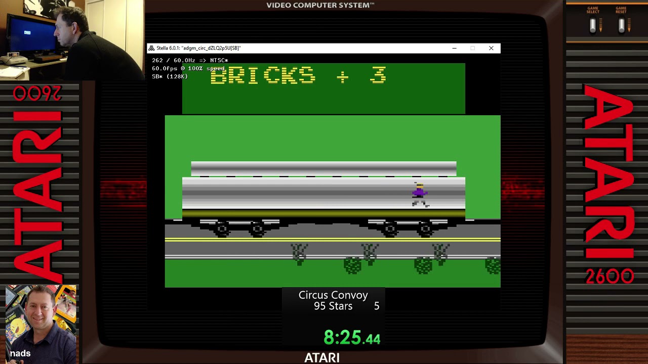 Circus Convoy – COMPLETE WALK-THROUGH 95  STARS! (** Ultimate Spoiler Alert **) : Atari 2600