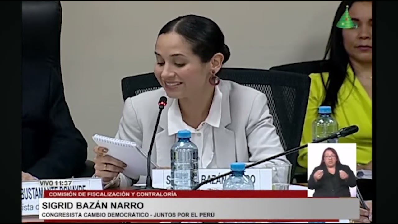 Sigrid Bazán | Intervención en la Comisión de Fiscalización. Preguntas a Fiscal de la Nación