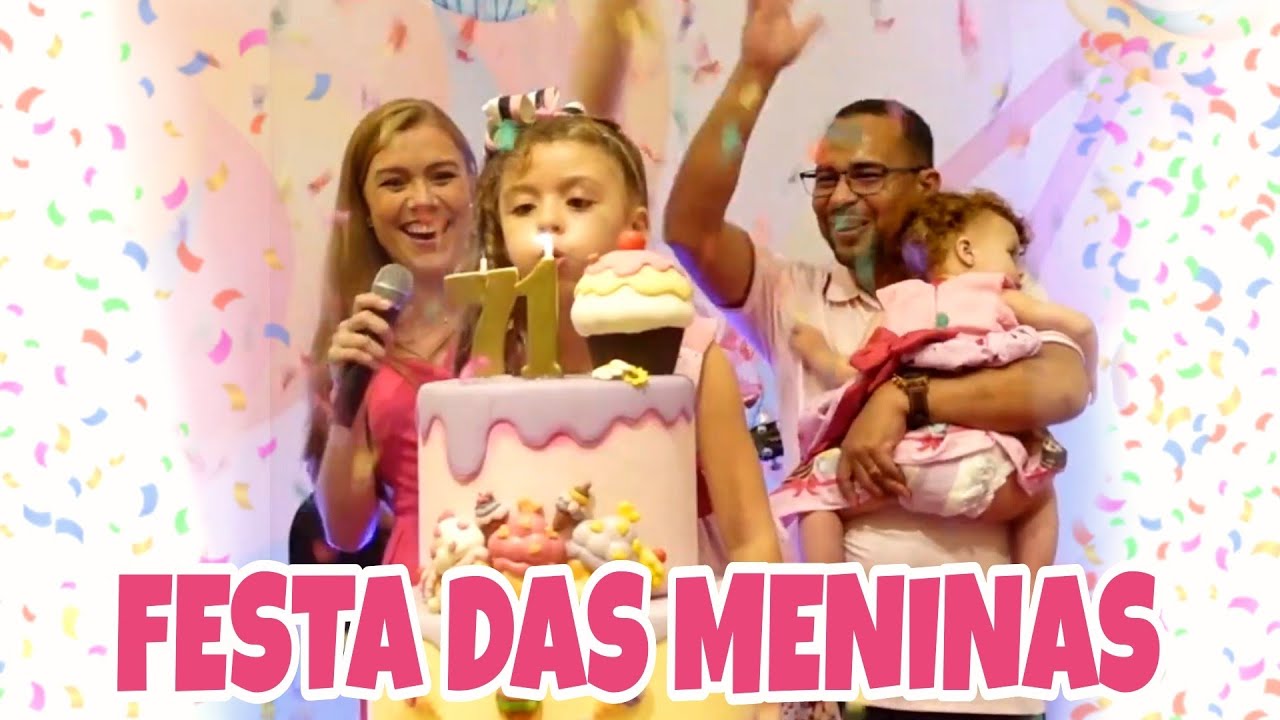 FESTA DE ANIVERSÁRIO DAS MENINAS CANDY - DOCERIA - GIO 7 ANOS  E ISA 1 ANO 