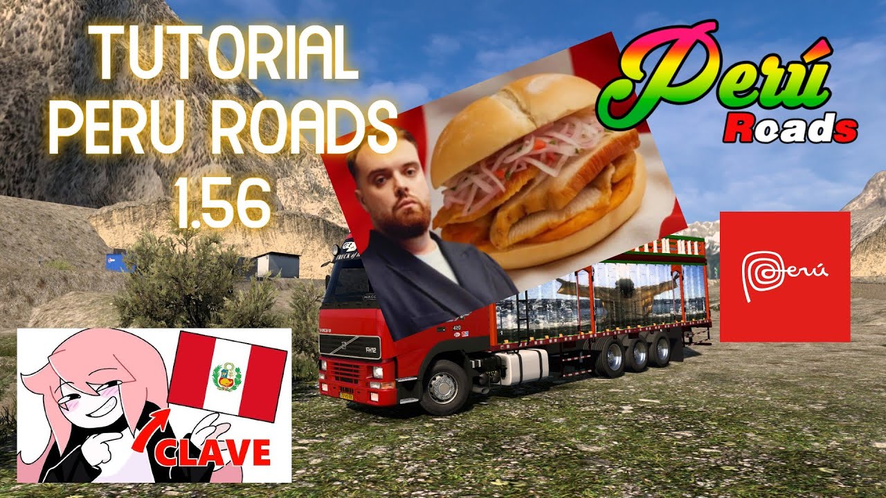 TUTORIAL DE INSTALACION MAPA PERU ROADS ETS2 1.57 - 1.58 MAPA GRATIS / FREE MAP PERU BEST DANGEROUS