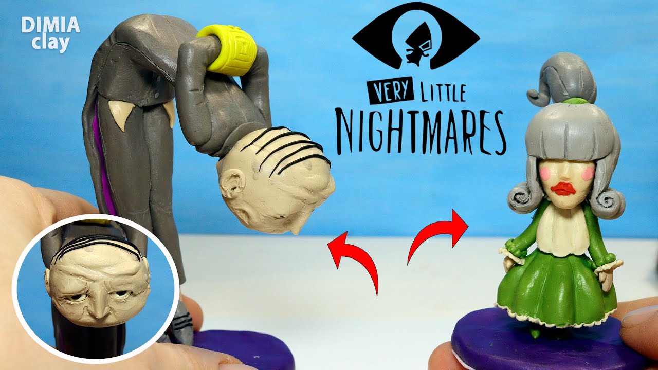 THE PRETENDER and THE BUTLER from the game Very Little Nightmares | Dimia Clay