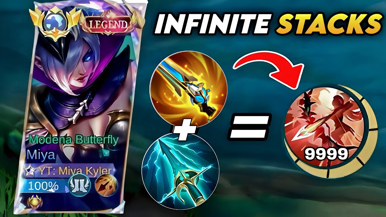 10X FASTER AUTO FULL STACK USING THIS NEW BUILD COMBO!💀 MIYA BEST BUILD &EMBLEM 2026!! MLBB🔥