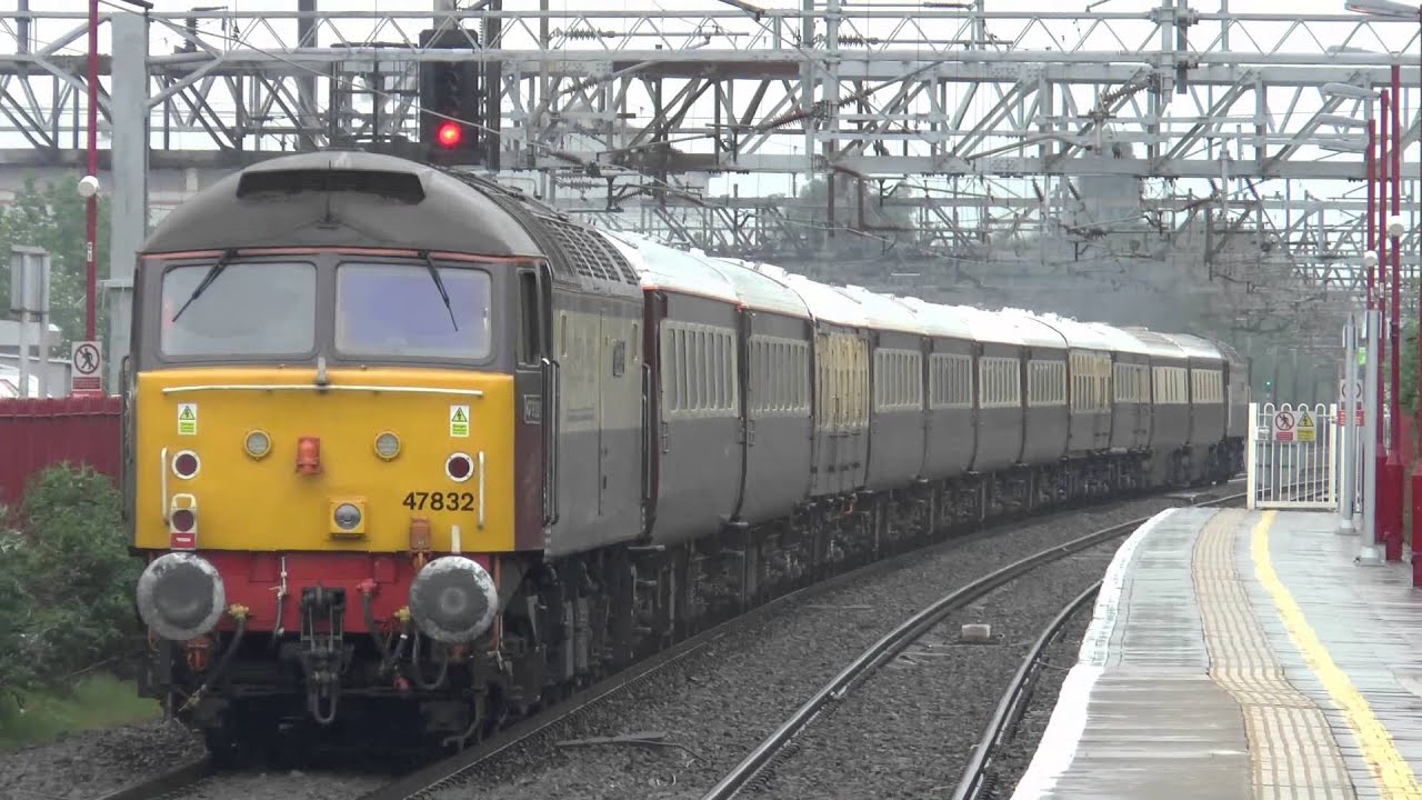 British Rail Northern Belle 47 Class Locomotives 47790 & 47832 Harrow & Wealdstone May 2014