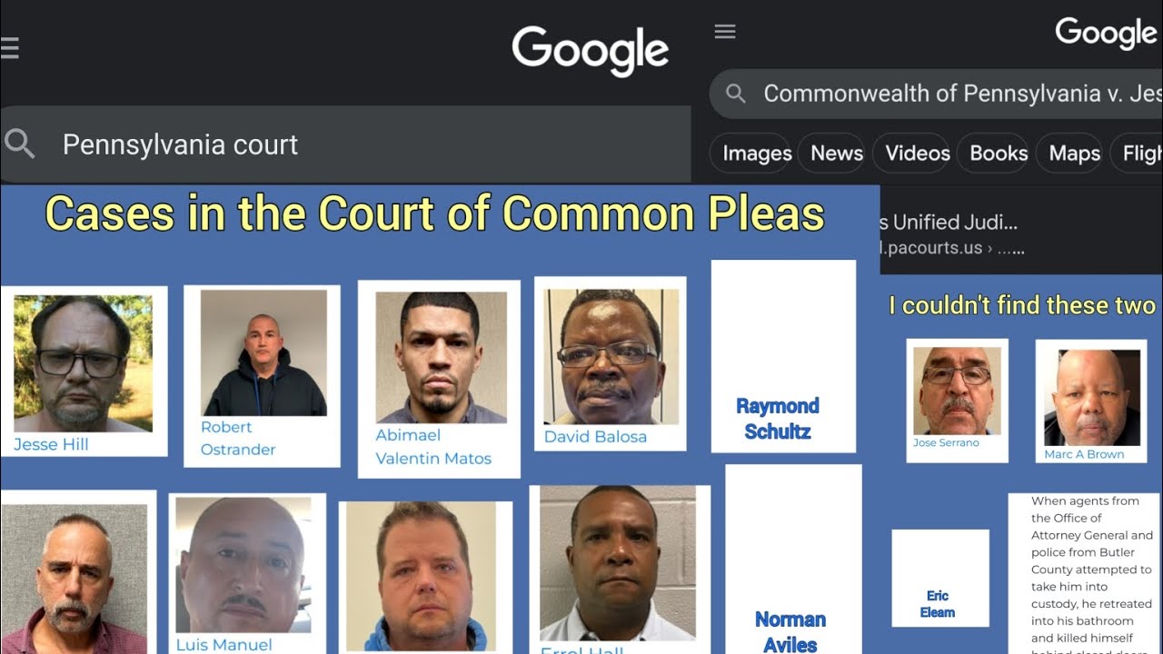 How to find court cases in Pennsylvania