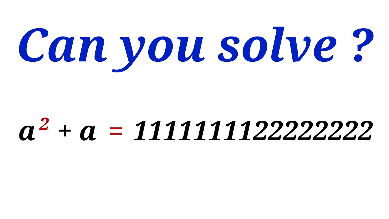 Equation Solving | A Wonderful Method | You should know this trick