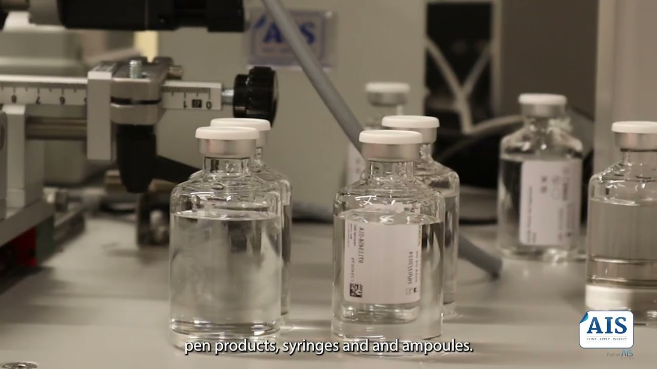 AIS semi automatic pharmaceutical labelling solution
