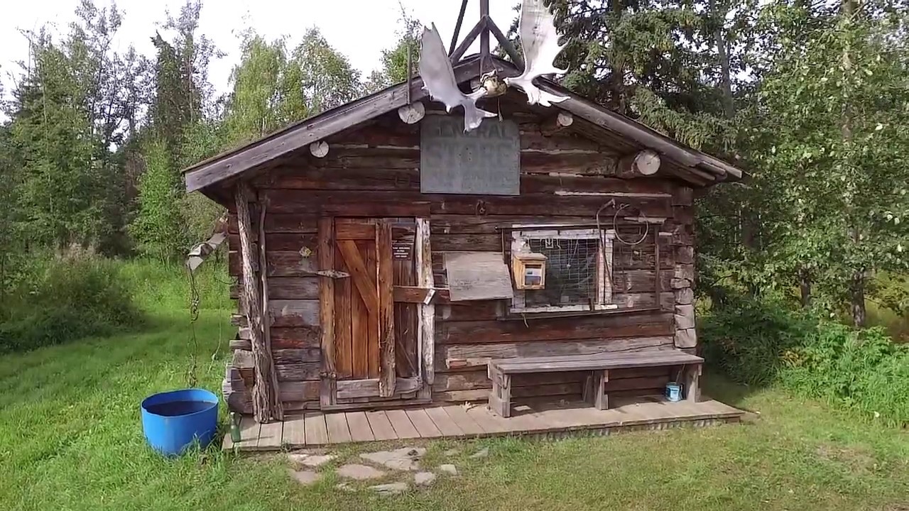 Old Forty Mile Townsite, Yukon, Canada, Walk and Fly