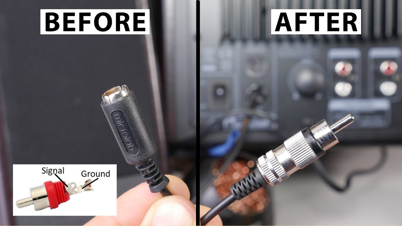 How To Remove & Solder RCA Plug DIY